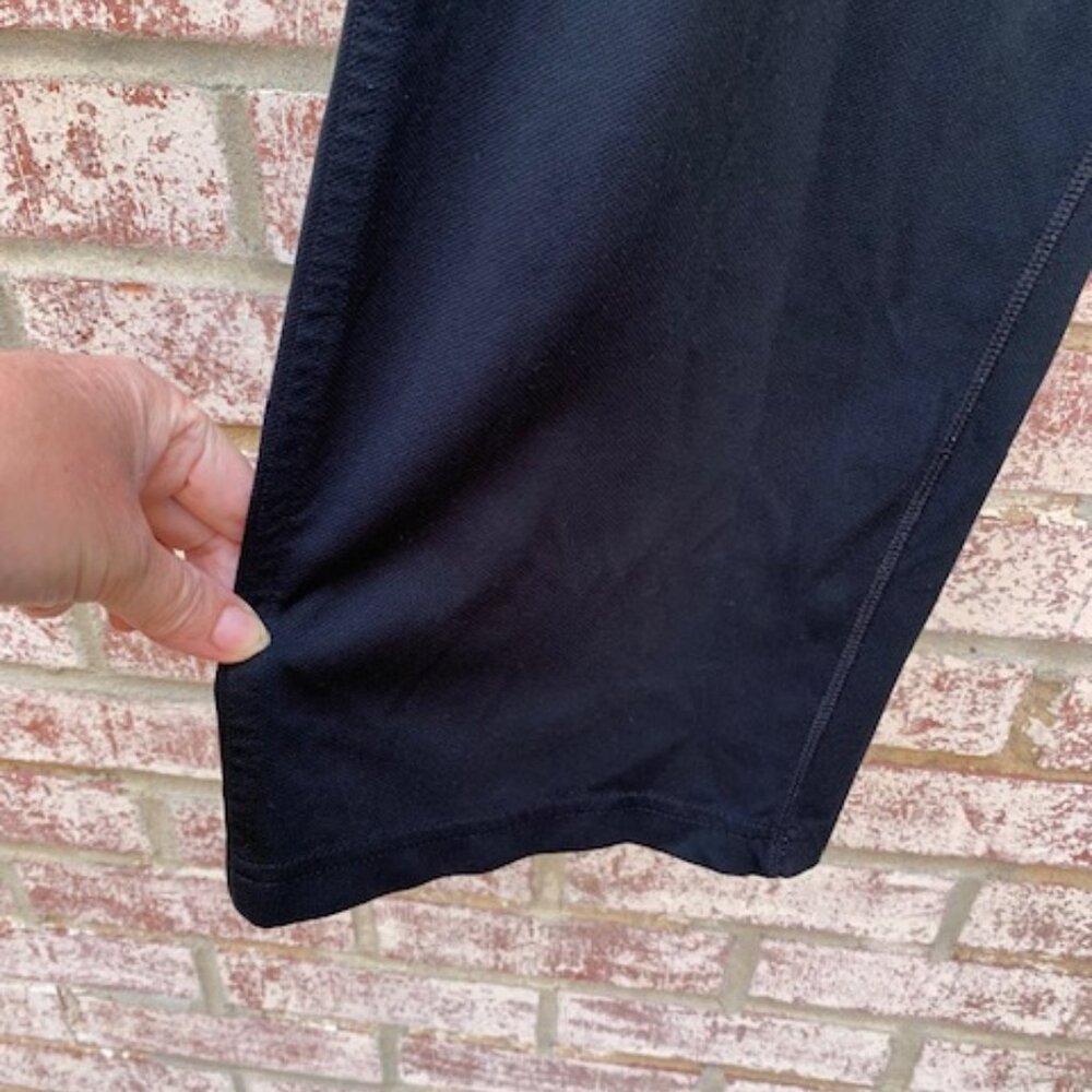 Women’s NIKE Black Dri-Fit Wide Leg Sweatpants Med - Picture 6 of 13